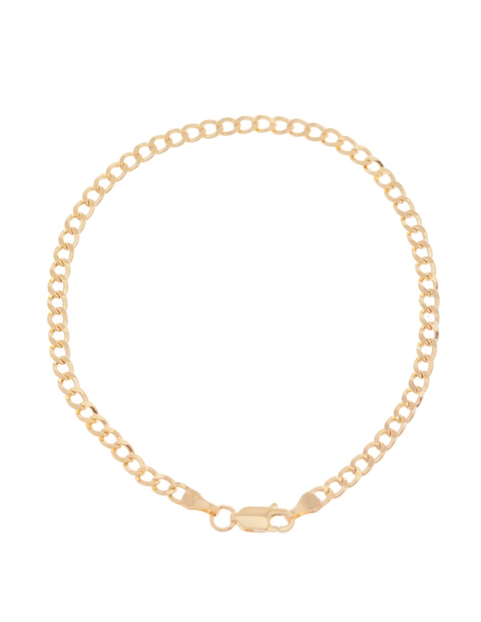 Pulsera de oro 14 K con acabado pulido