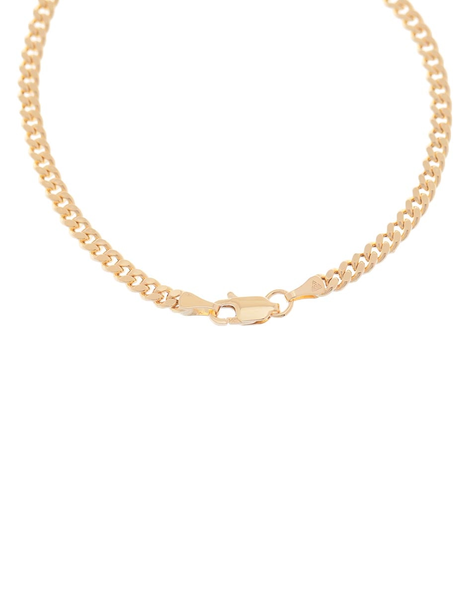Pulsera de oro 14 K con acabado liso 2