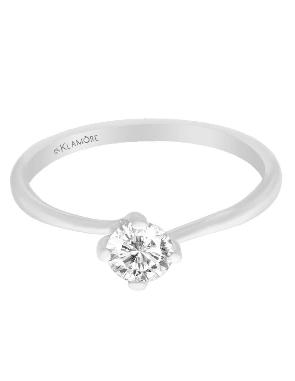 Solitario de oro 14 k Rose diamante Solitario de oro 14 k Rose diamante