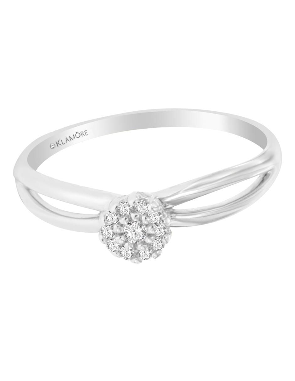 Solitario de oro 14 k Veradis diamante 1