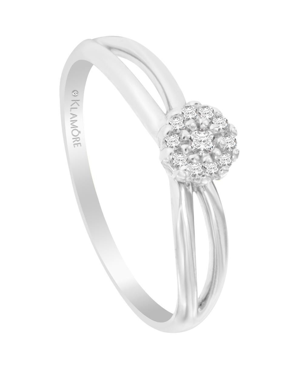 Solitario de oro 14 k Veradis diamante 5