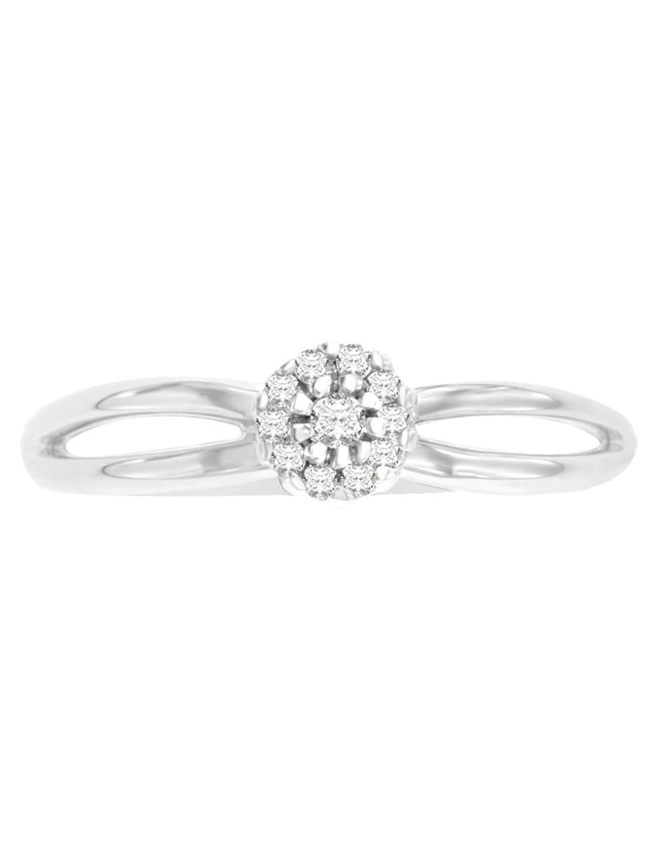 Solitario de oro 14 k Veradis diamante 6