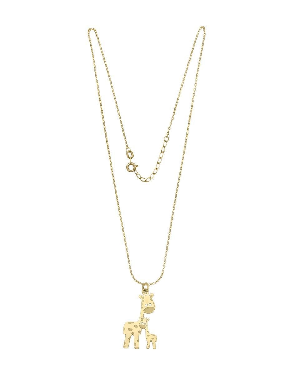 Colgante Y Dije de jirafa de oro 14 K