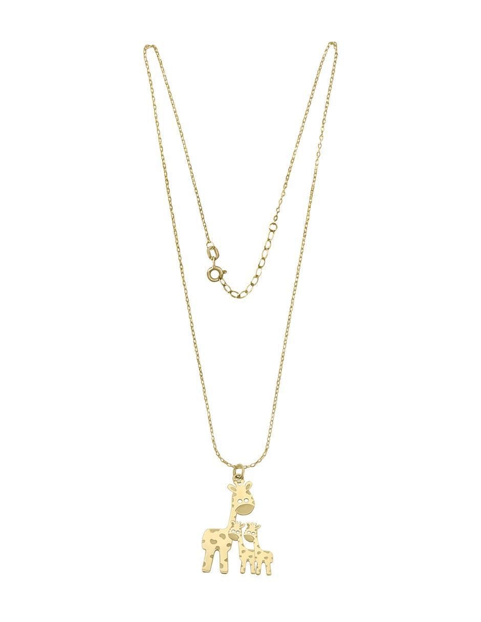 Colgante Y Dije de jirafa de oro 14 K