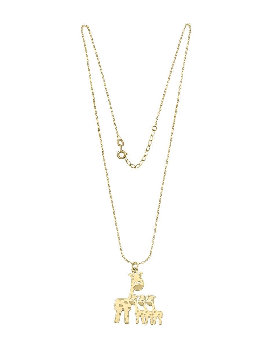 Colgante Y Dije de jirafa de oro 14 K