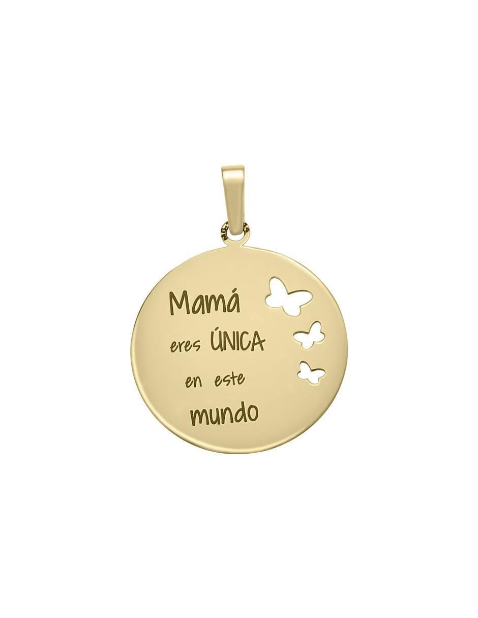 Dije redondo mamá de oro 14 K