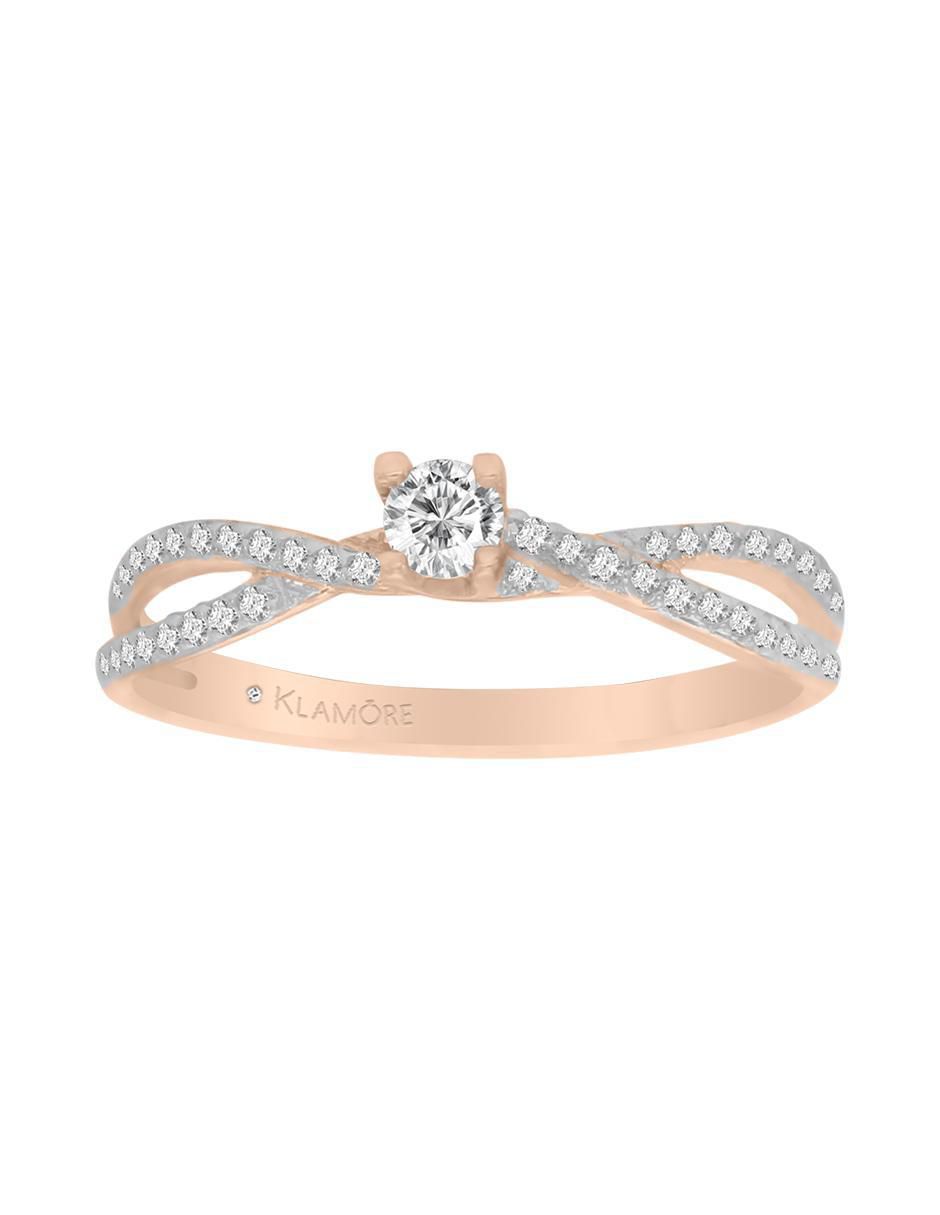 Solitario de oro 14 k Tiana diamante Solitario de oro 14 k Tiana diamante
