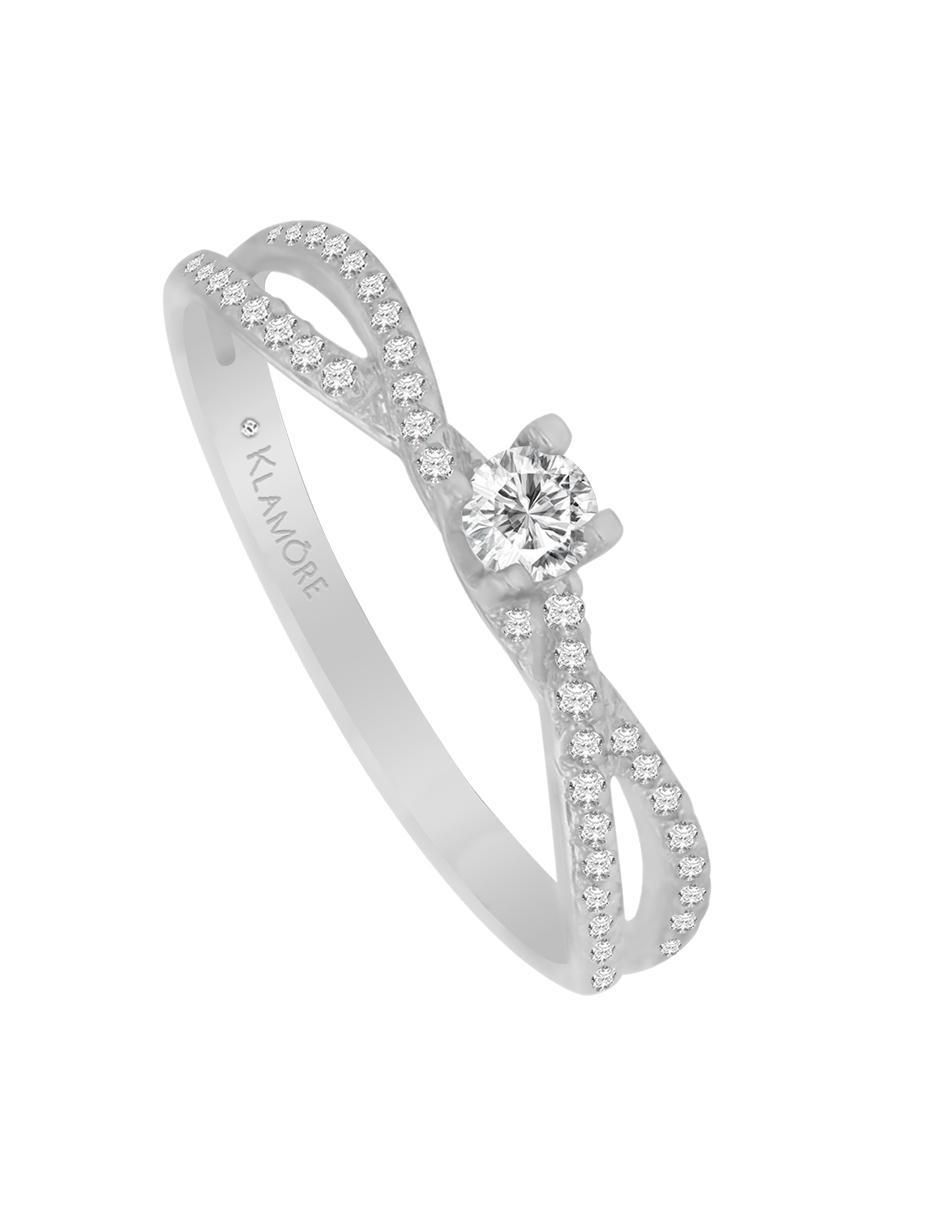 Solitario de oro 14 k Tiana diamante 3