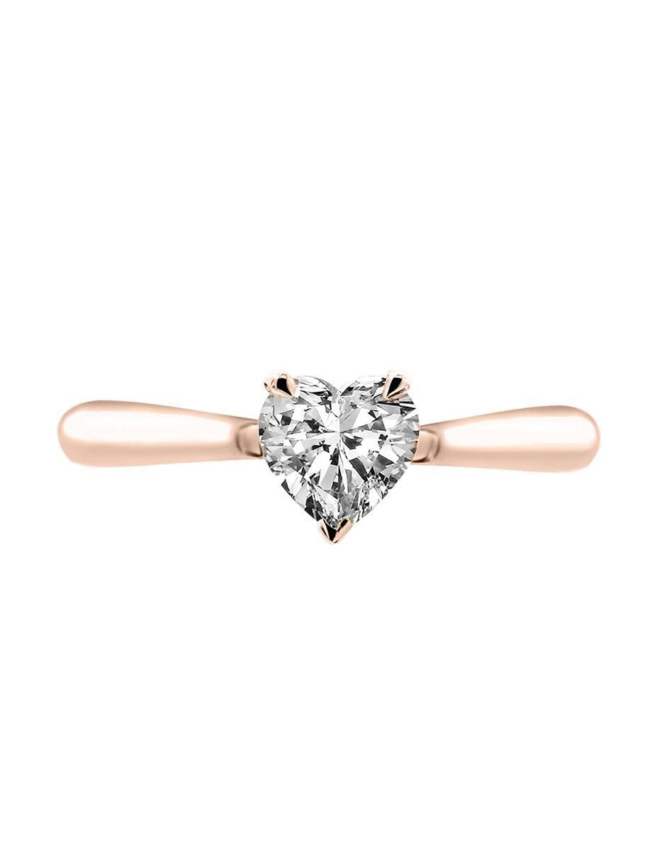 Solitario de oro 14 k Cuare diamante Solitario de oro 14 k Cuare diamante