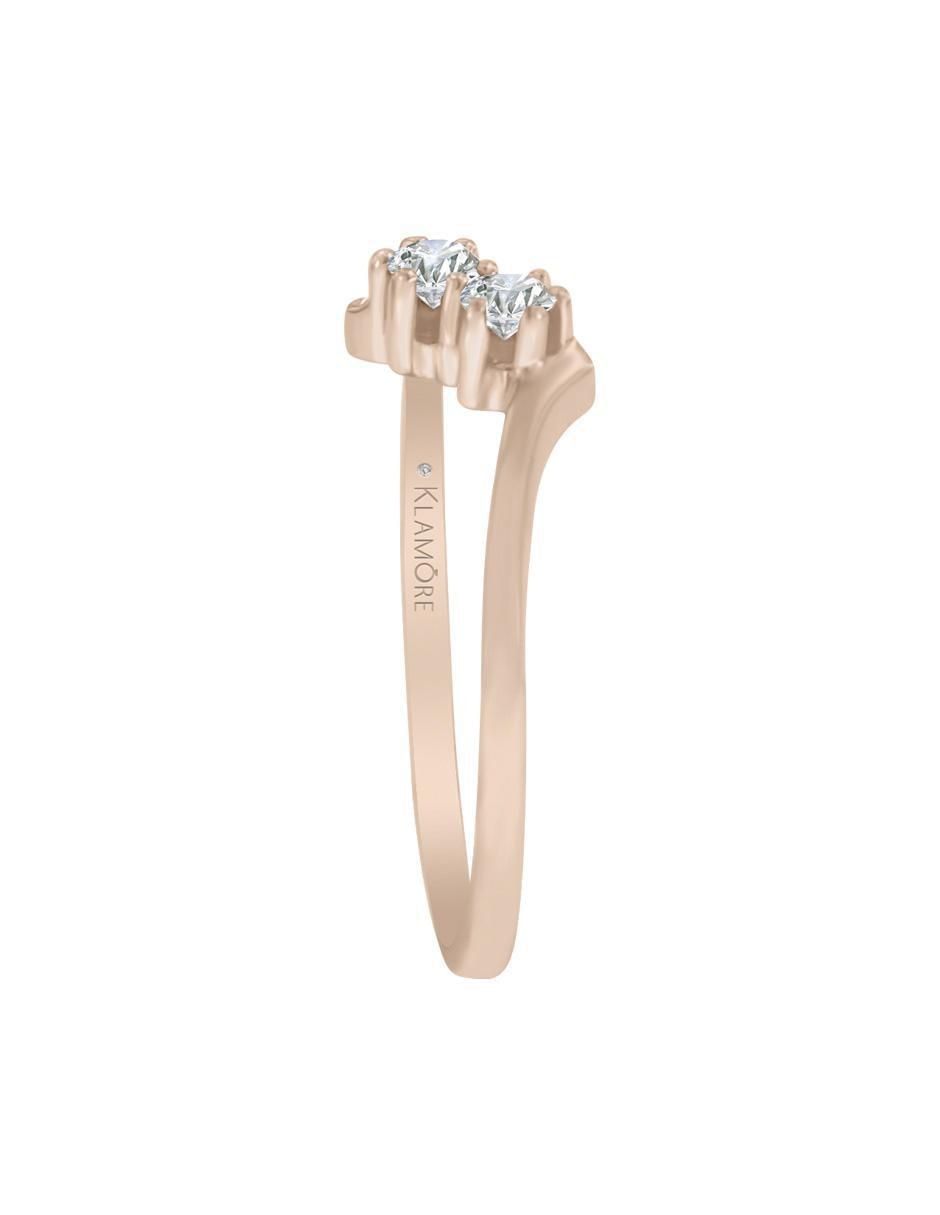 Solitario de oro 14 k Aine diamante 3