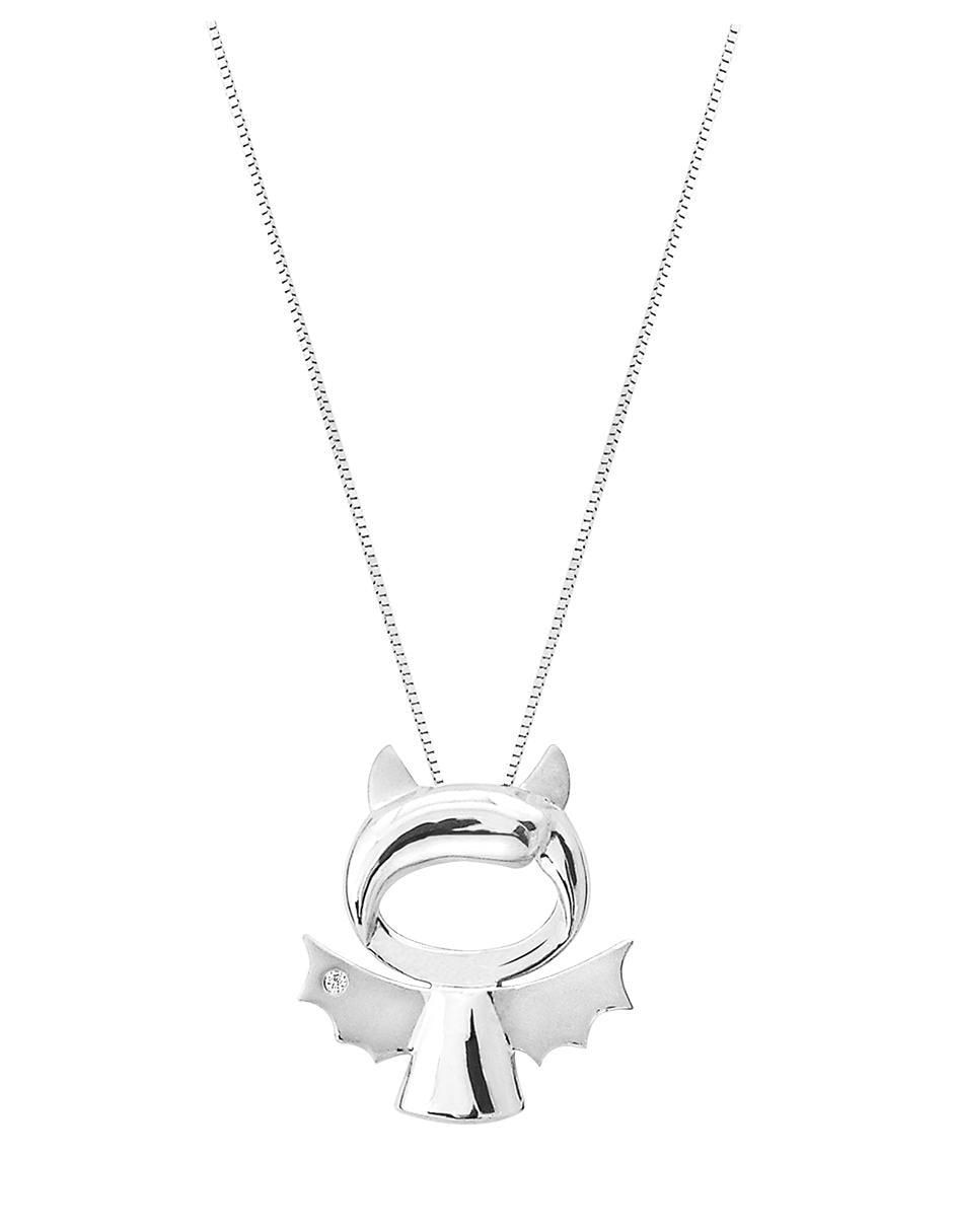 Colgante Y Dije de diablo de oro 14 K diamante