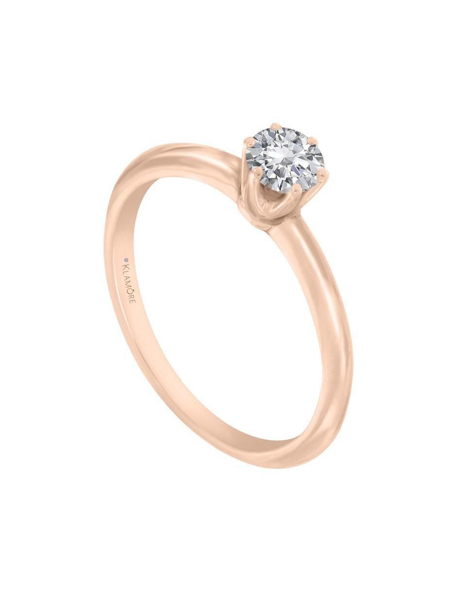 Solitario de oro 14 k Tiff diamante 2