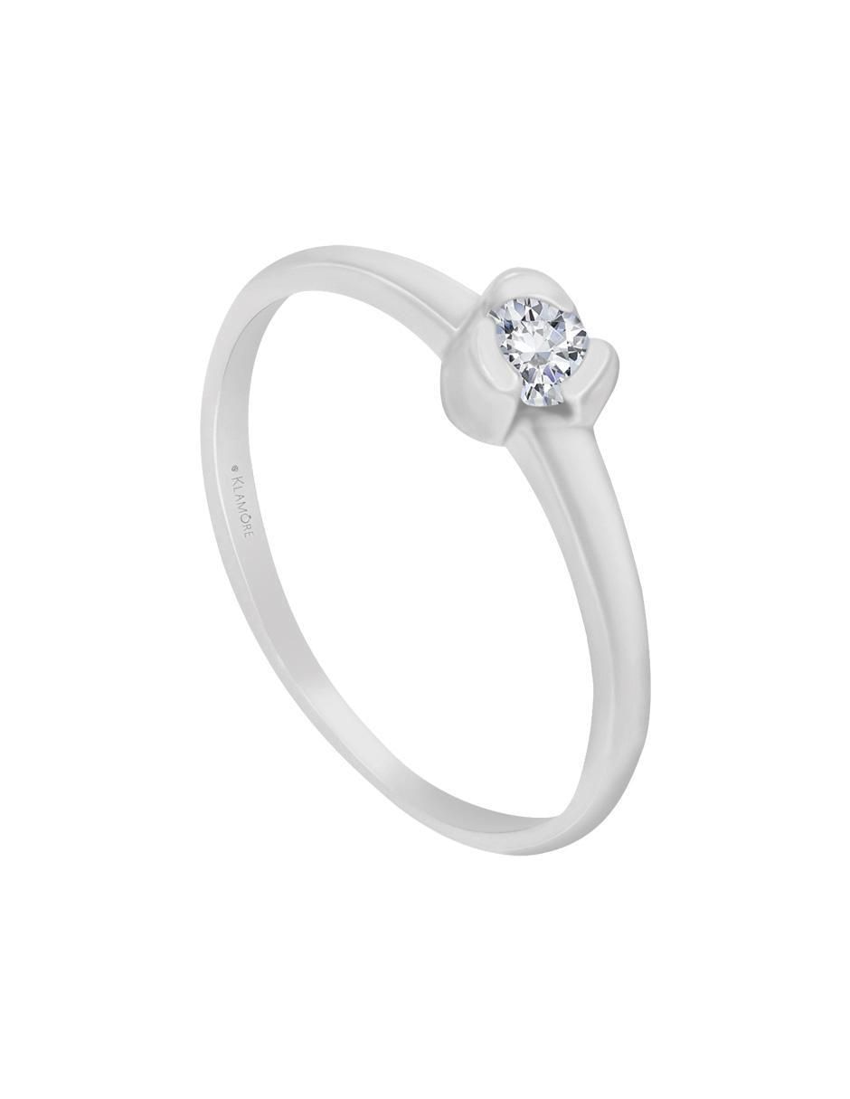 Solitario de oro 14 k Imperial diamante 2