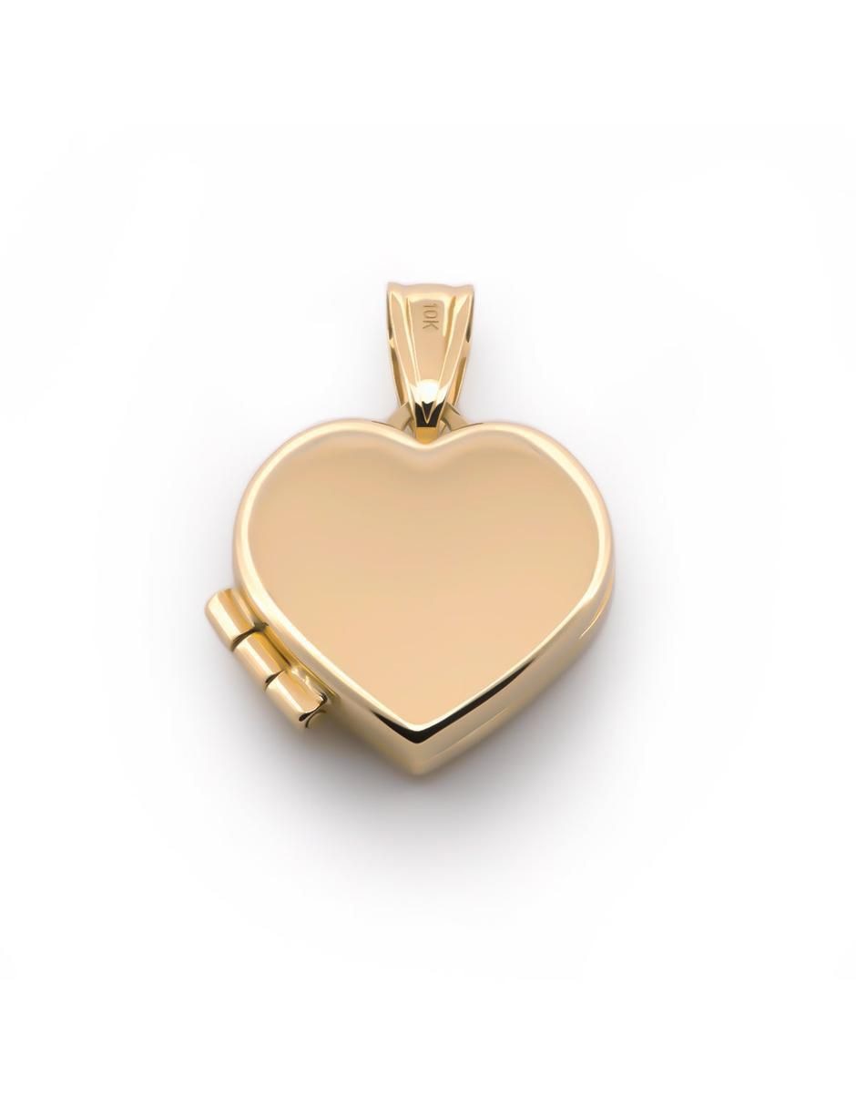 Dije de corazón de oro 10 K 4