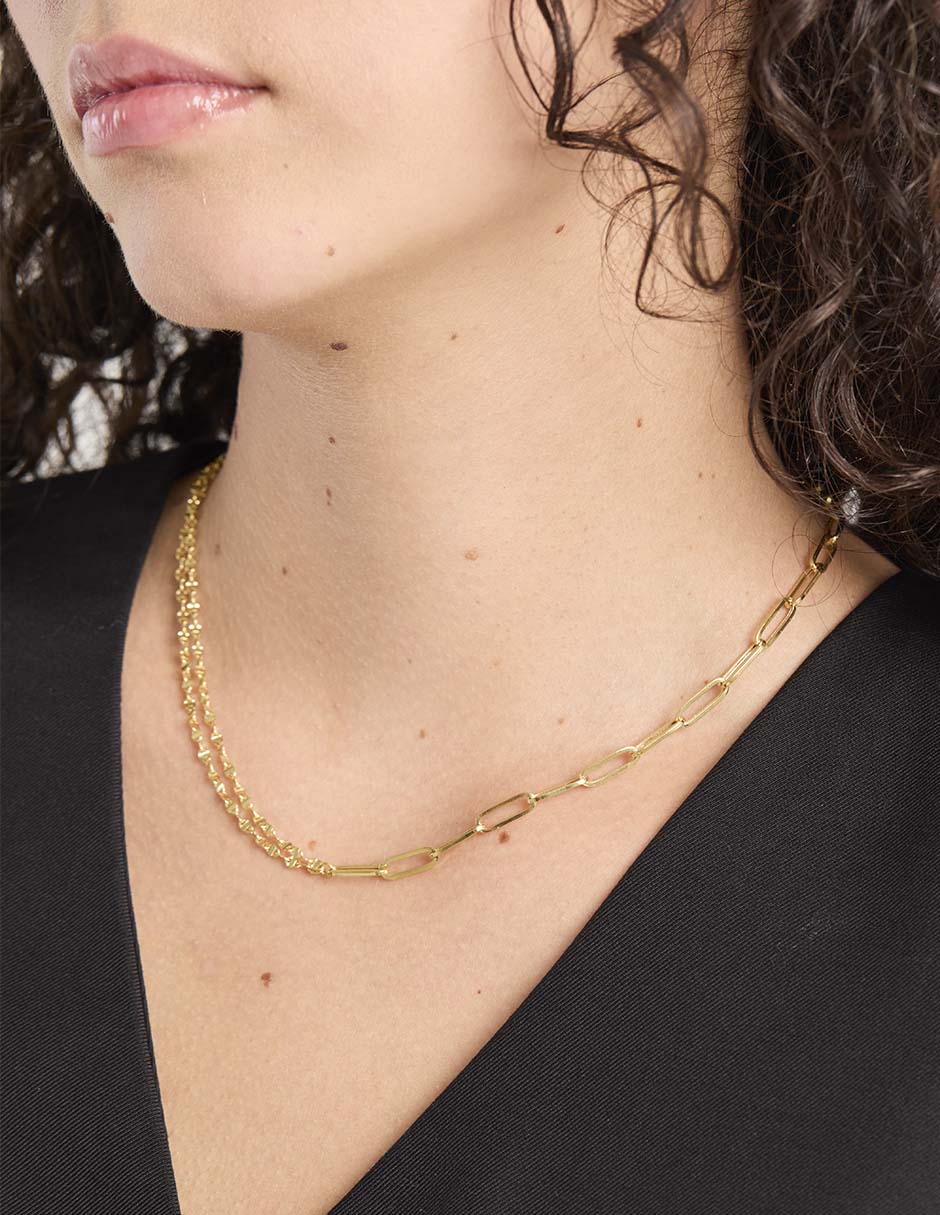 Collar de oro 14 K 3