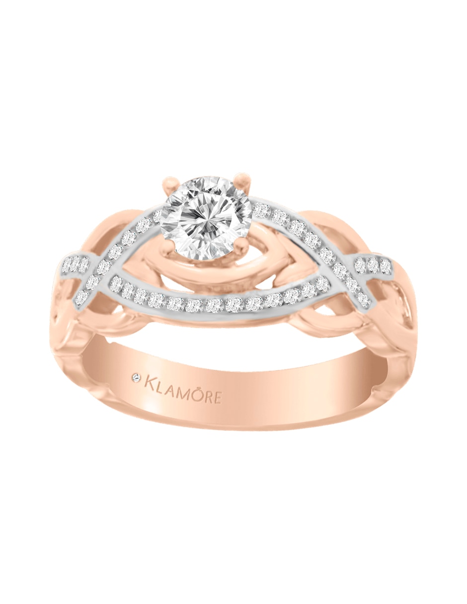 Solitario de oro 14 k Kendra diamante Solitario de oro 14 k Kendra diamante