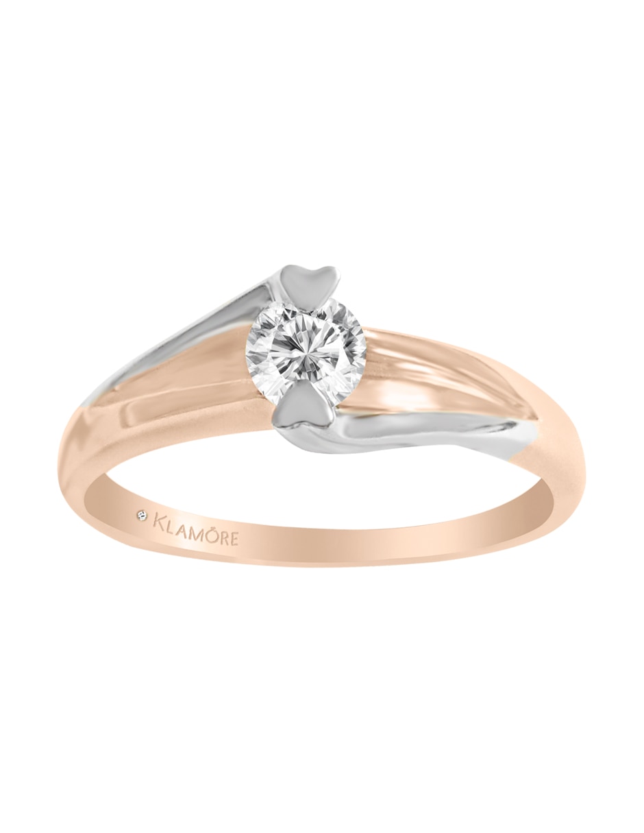 Solitario de oro 14 k Amadis diamante Solitario de oro 14 k Amadis diamante
