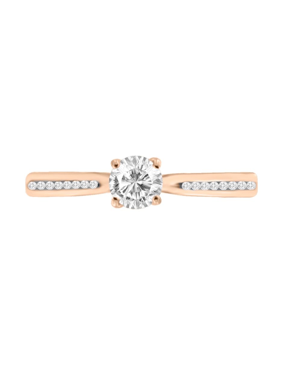 Solitario de oro 14 k Josely diamante Solitario de oro 14 k Josely diamante