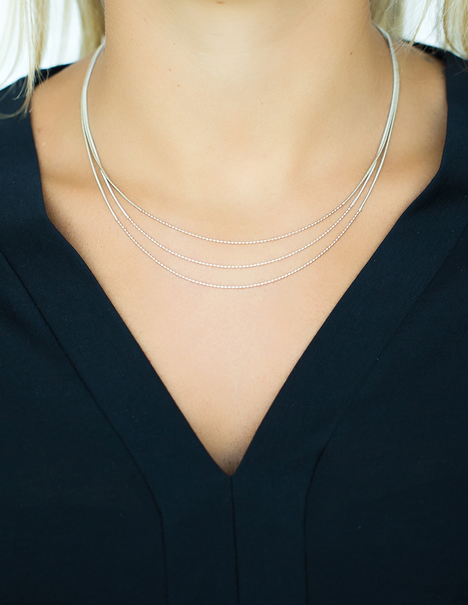 Collar de plata P 925 3