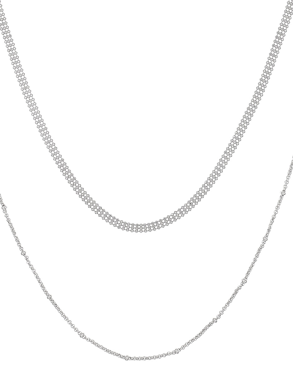 Collar de plata P 925 Collar de plata P 925