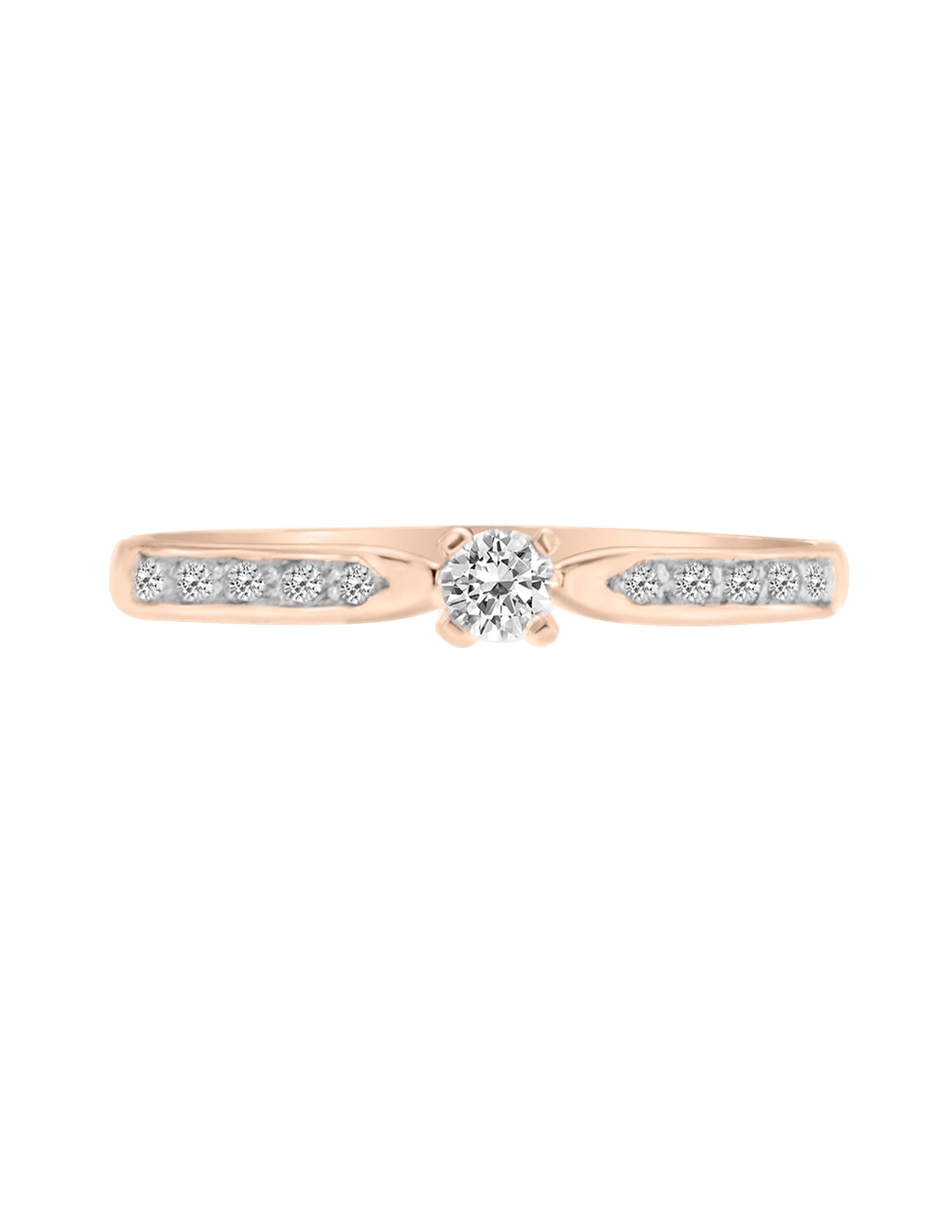 Solitario de oro 14 k Kared diamante Solitario de oro 14 k Kared diamante