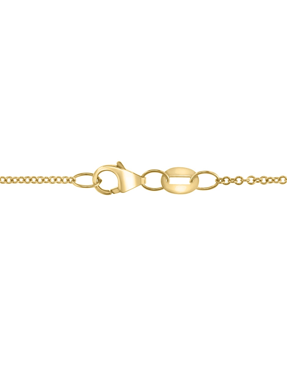 Collar de gota Viola de oro 14 K 2