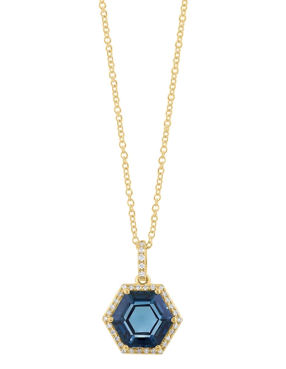 Collar con dije de oro 14 K
