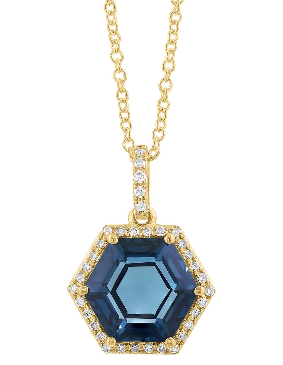 Collar con dije de oro 14 K 2