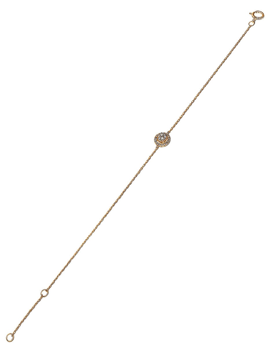 Pulsera de oro 14 K con acabado brillante 2