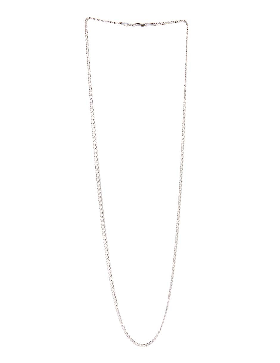 Cadena de oro blanco 14 K 2