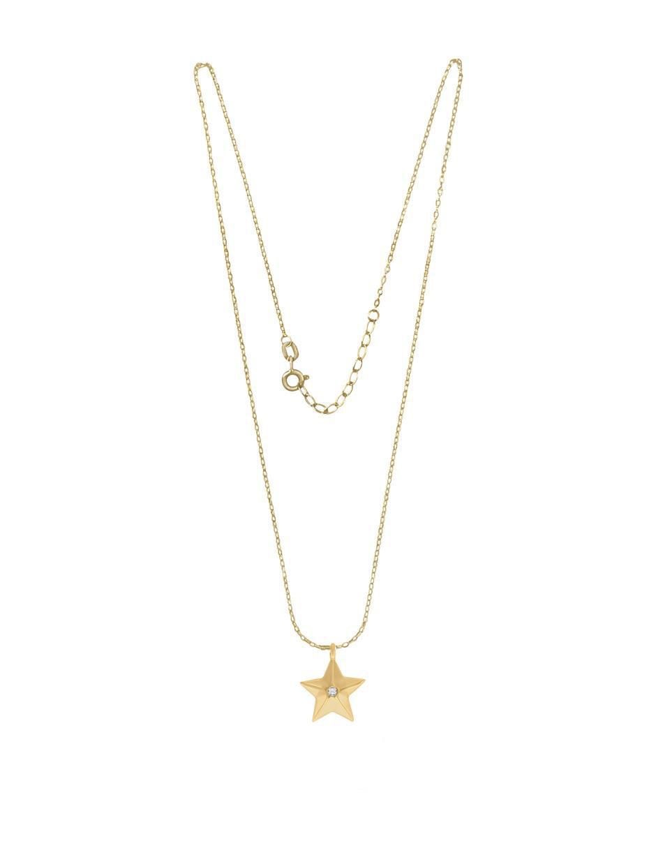 Colgante Y Dije de estrella sara de oro 14 K 3