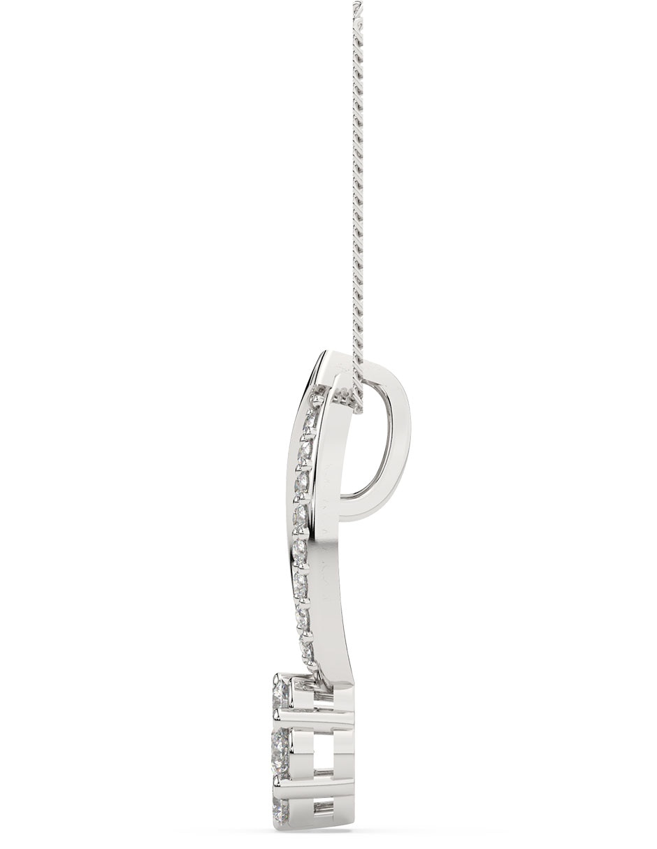 Collar Mimi Sky de oro blanco 14 K 3