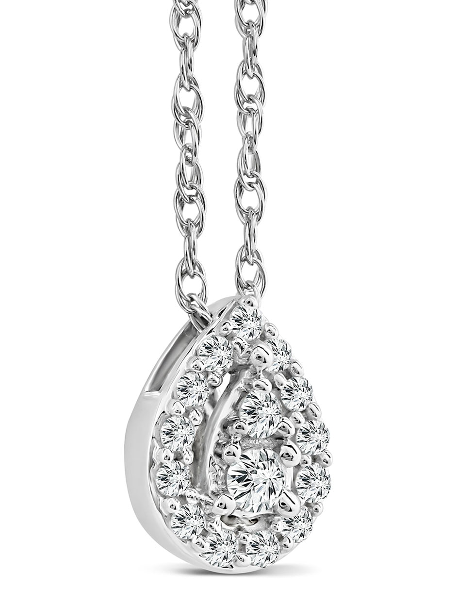 Collar Mimi Sky de oro blanco 14 K 3