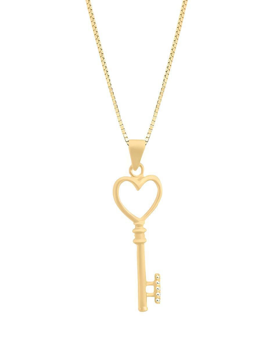 Colgante y dije "de" llave fianelli sweet sin licencia "de" oro 14 k diamante