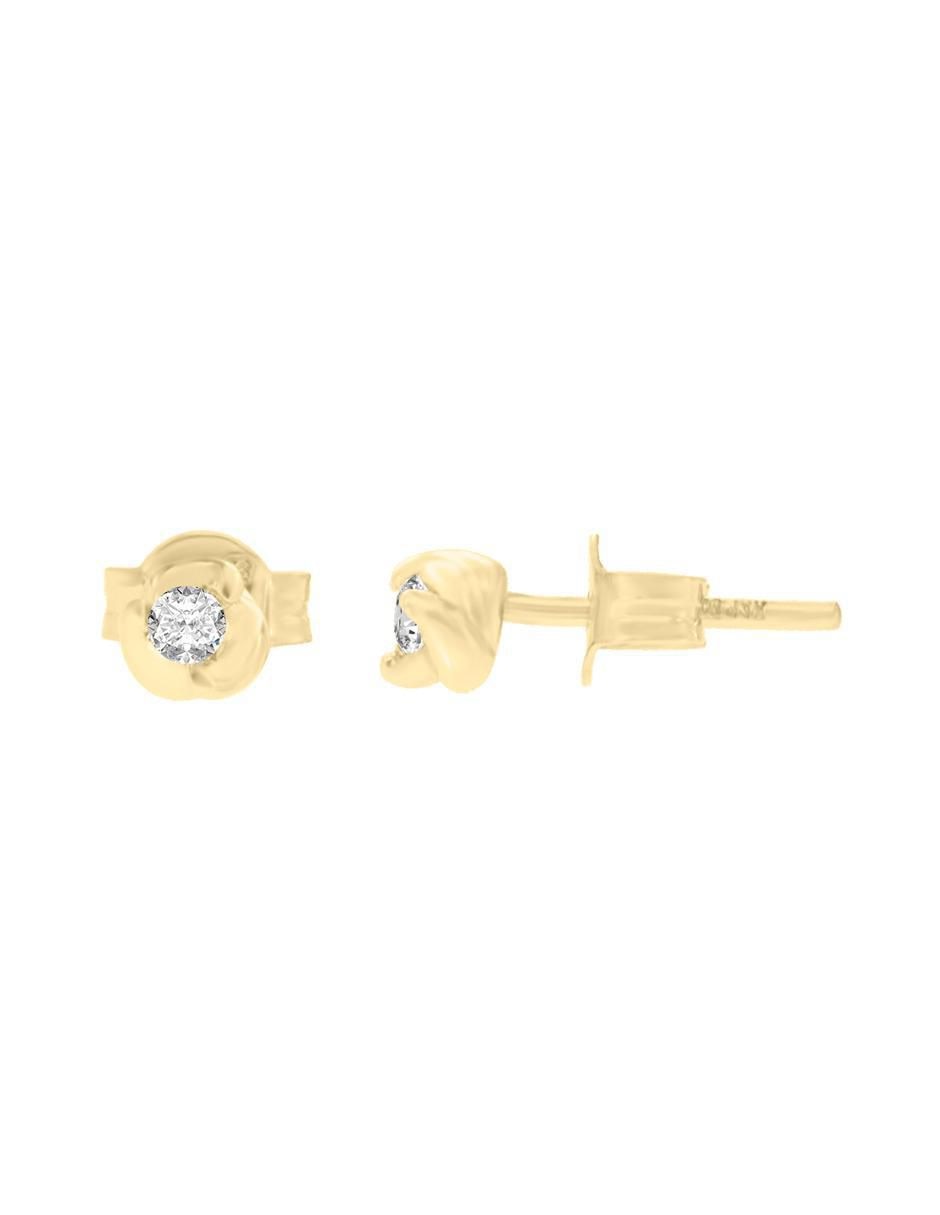 Broquel "de (si aplica)" flor sin licencia fianelli rady "de" oro amarillo 14 k diamante