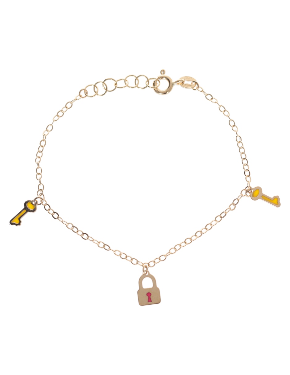 Pulsera de oro amarillo 14 k