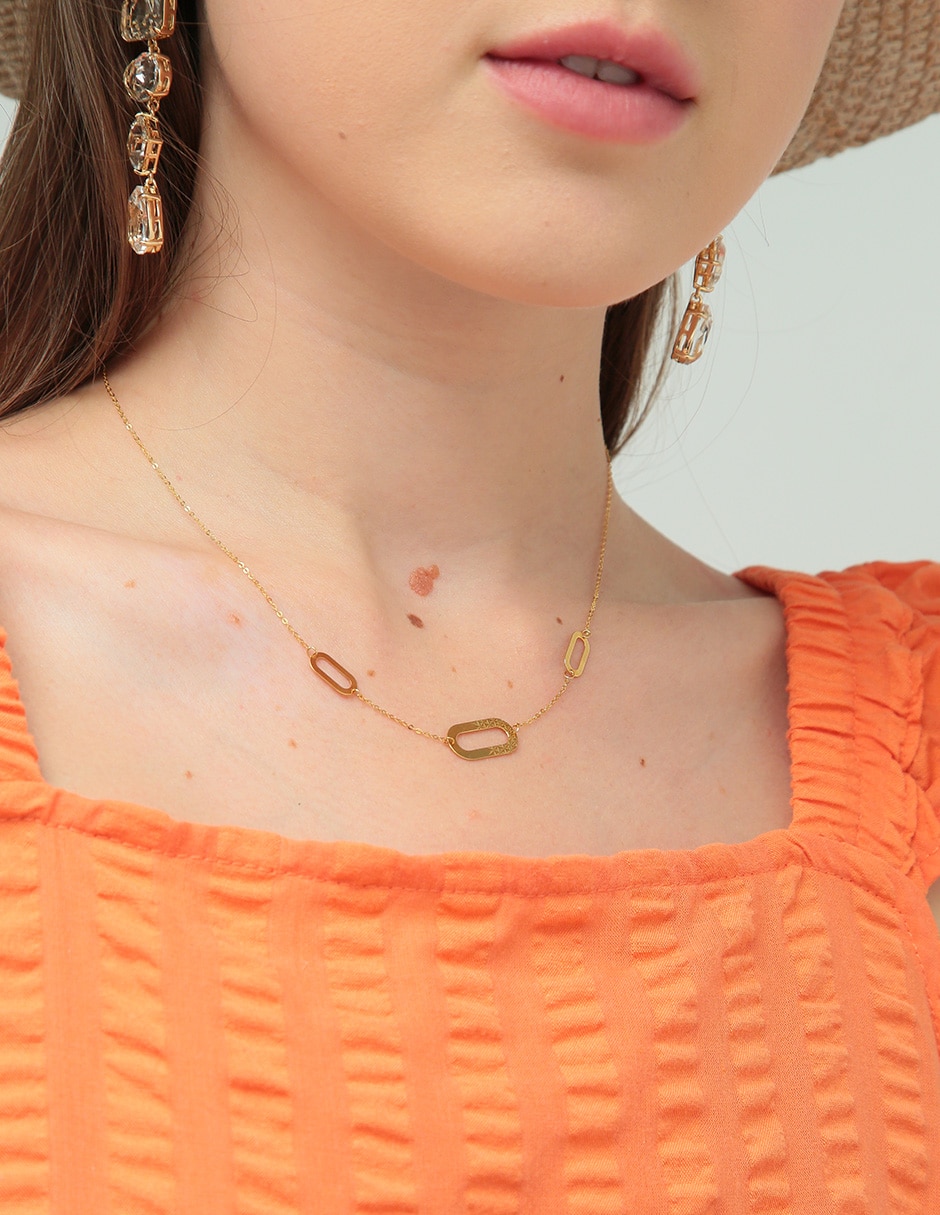 Collar de oro 14 K 3