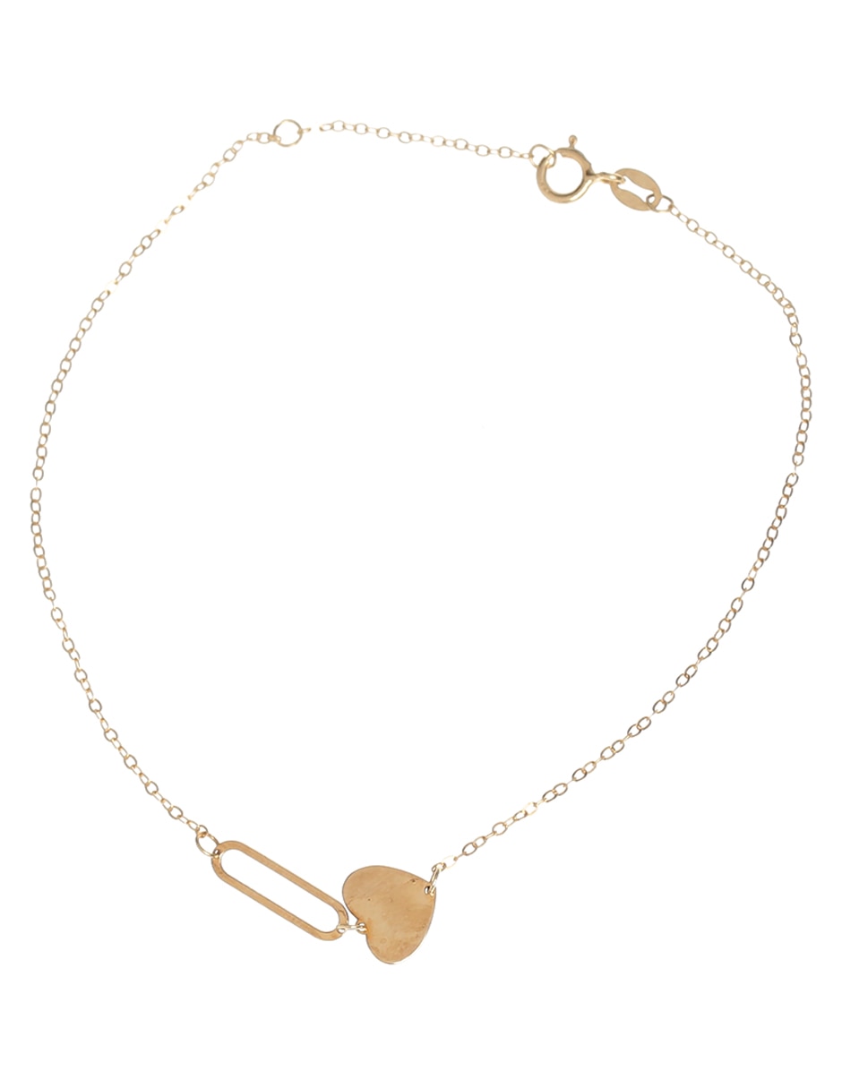 Pulsera de oro 14 K con acabado pulido Pulsera de oro 14 K con acabado pulido