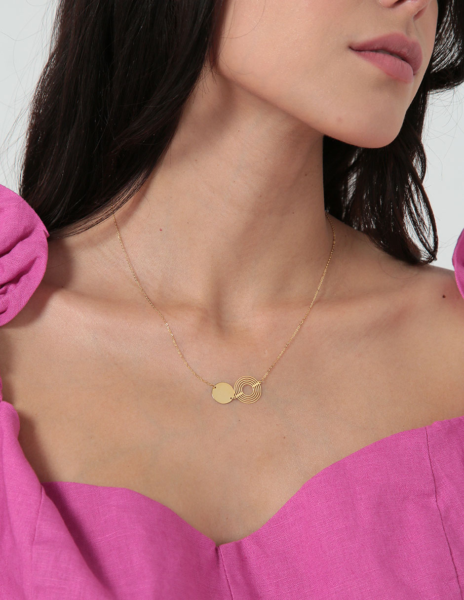 Collar de oro 14 K 3