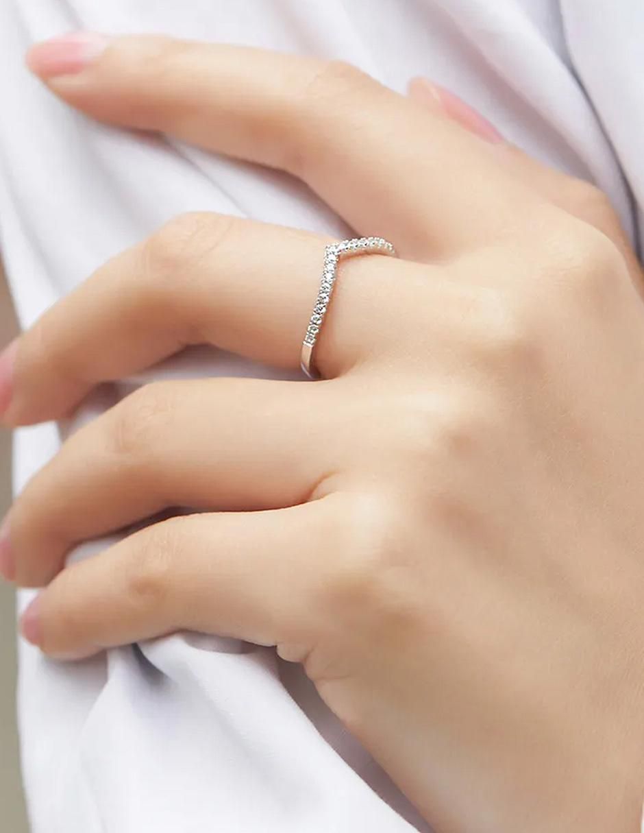 Anillo de compromiso "de" acero inoxidable sin kilataje clepsidra zirconia