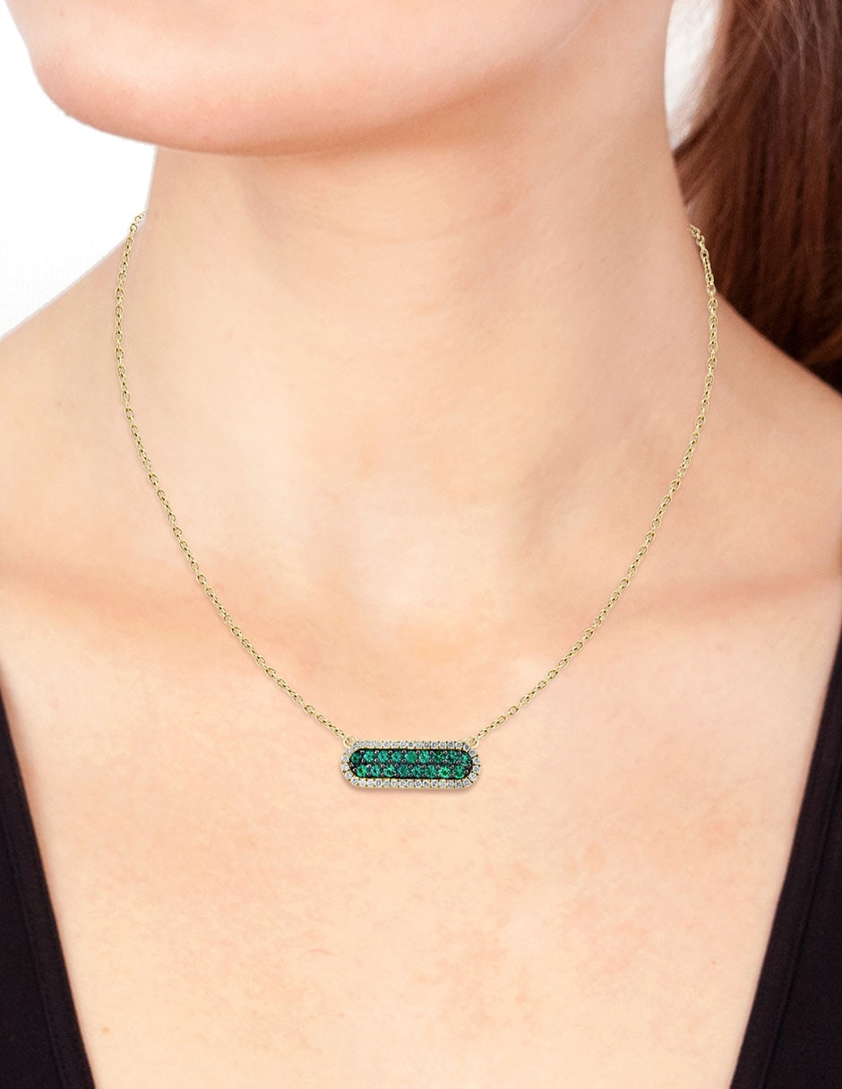 Collar Brasilica de oro 14 K 3