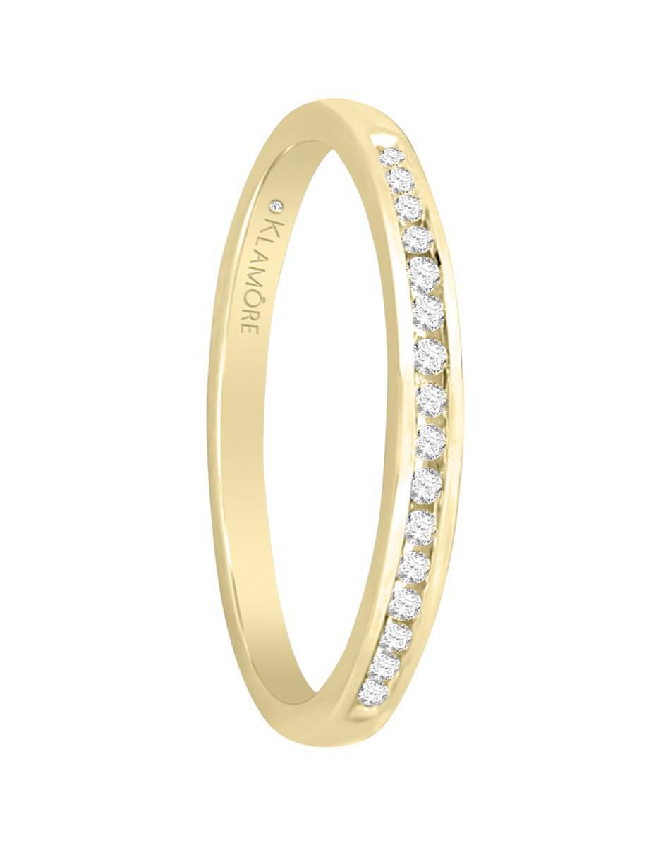 Chumbela "de" oro 14 k klamore diamante
