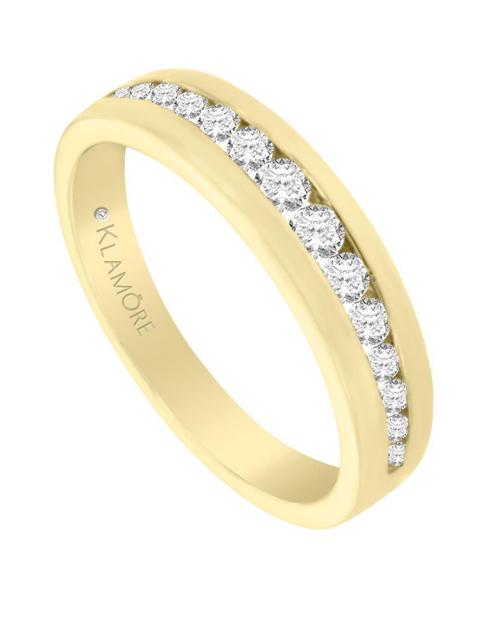 Chumbela "de" oro 14 k klamore diamante