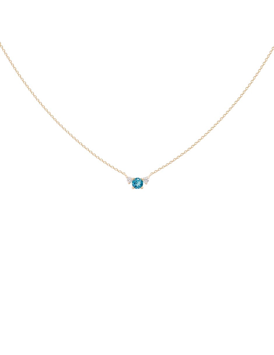 Collar de oro amarillo 14 K