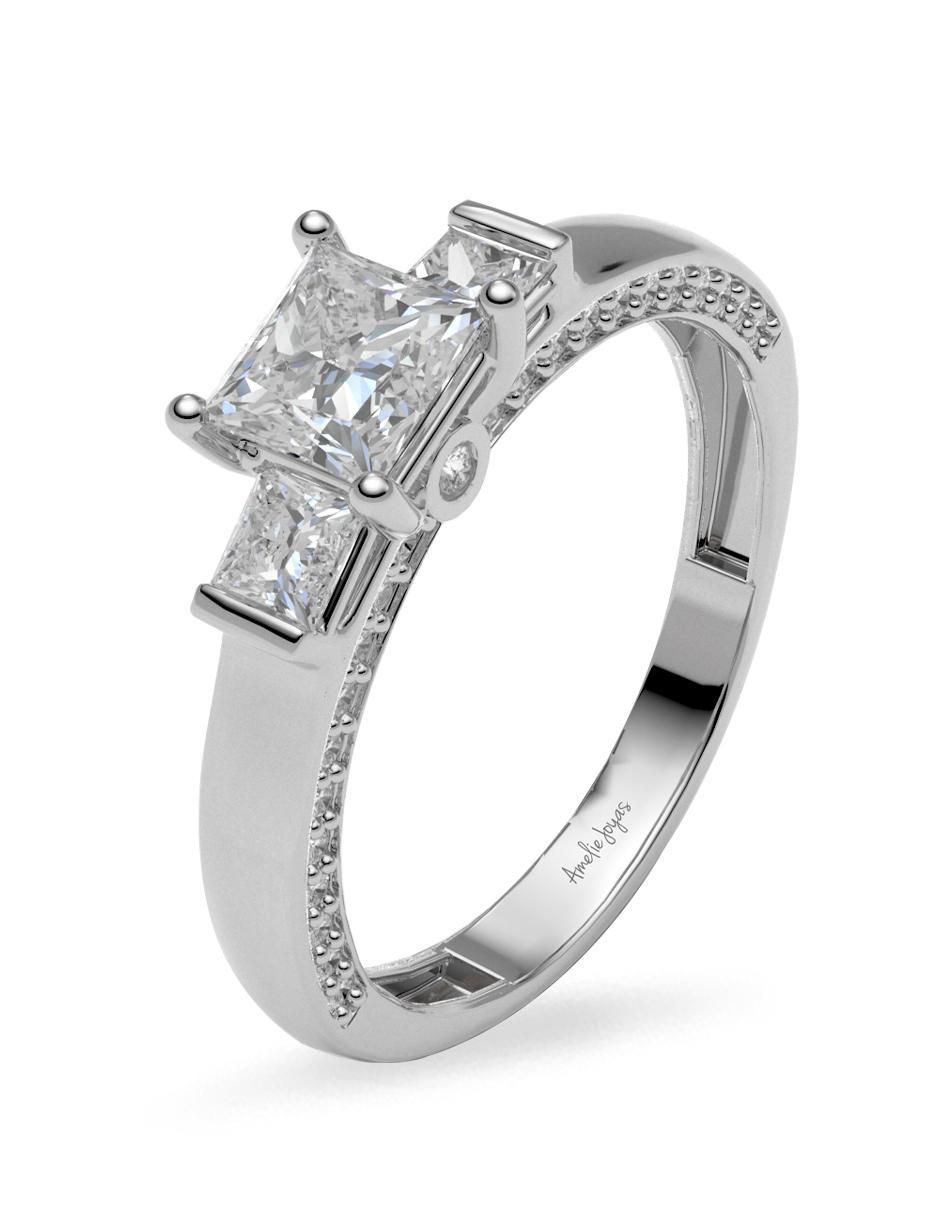 Anillo de compromiso 14 k 2