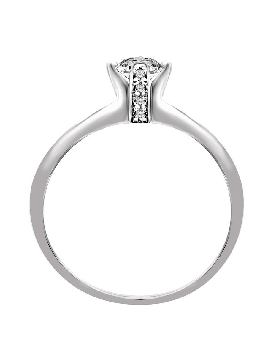 Solitario de oro 14 k Enmir diamante 2