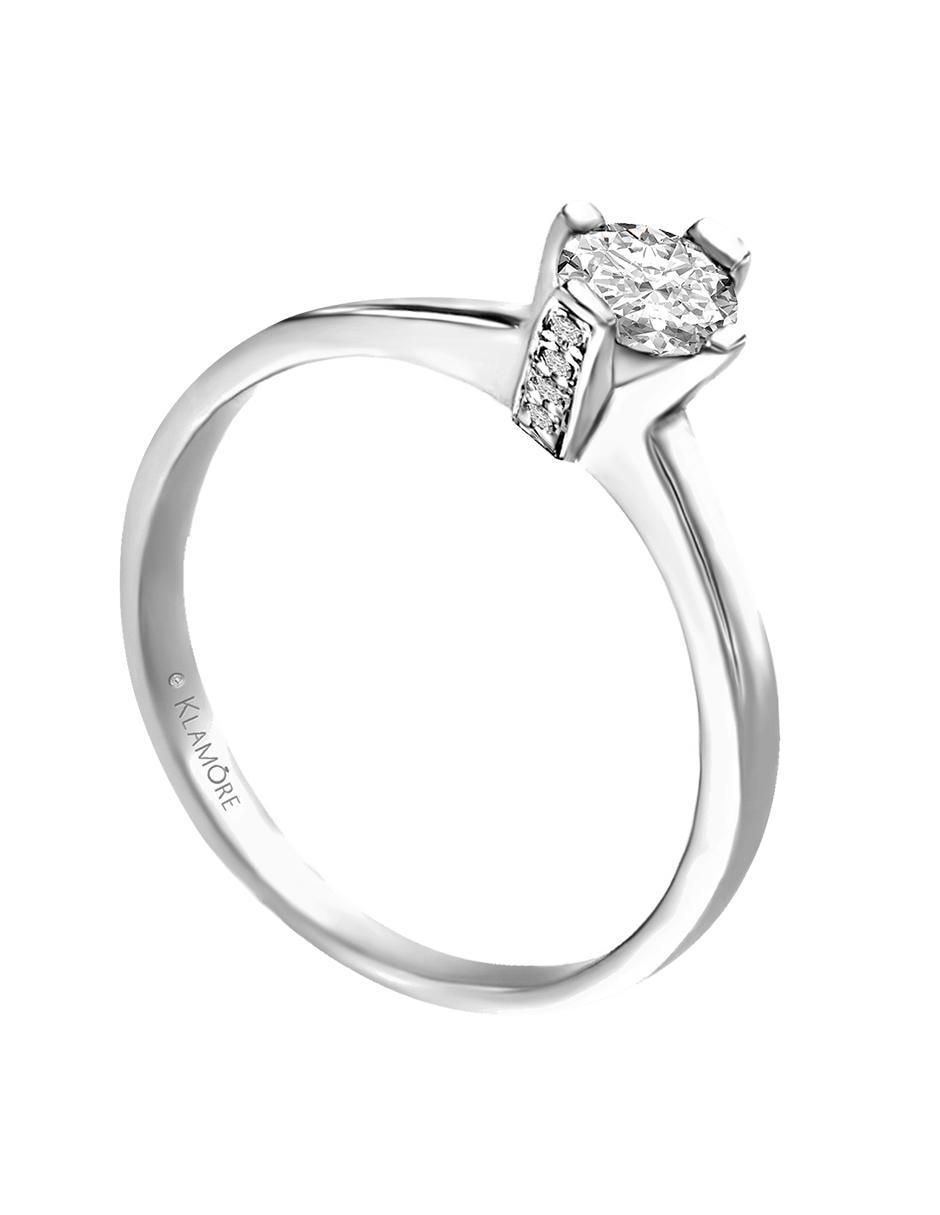 Solitario de oro 14 k Enmir diamante 3