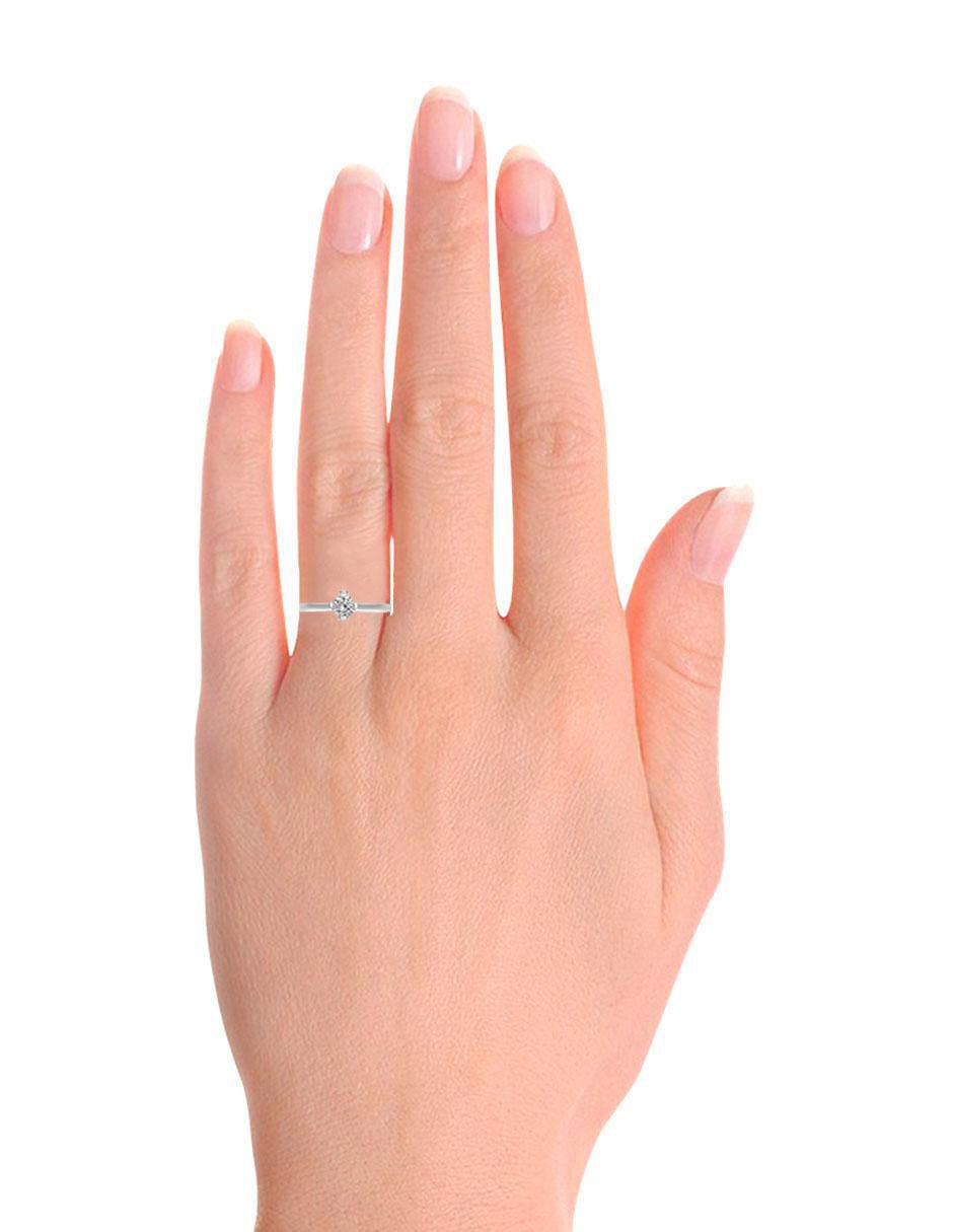 Solitario de oro 14 k Enmir diamante 5