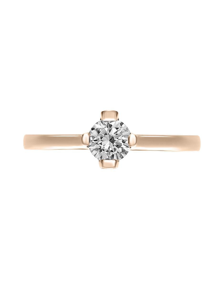 Solitario de oro 14 k Enmir diamante Solitario de oro 14 k Enmir diamante