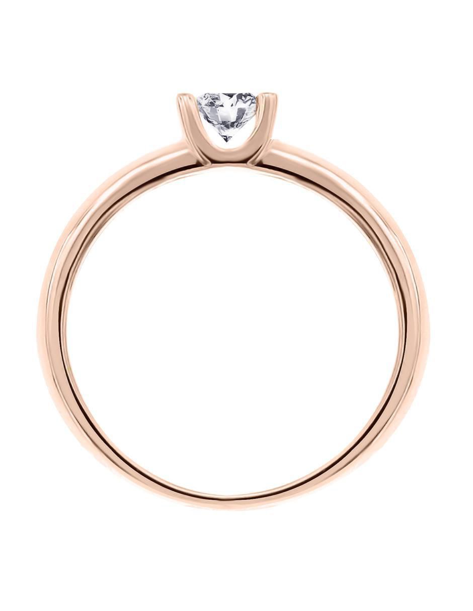 Solitario de oro 14 k Purezza diamante 2